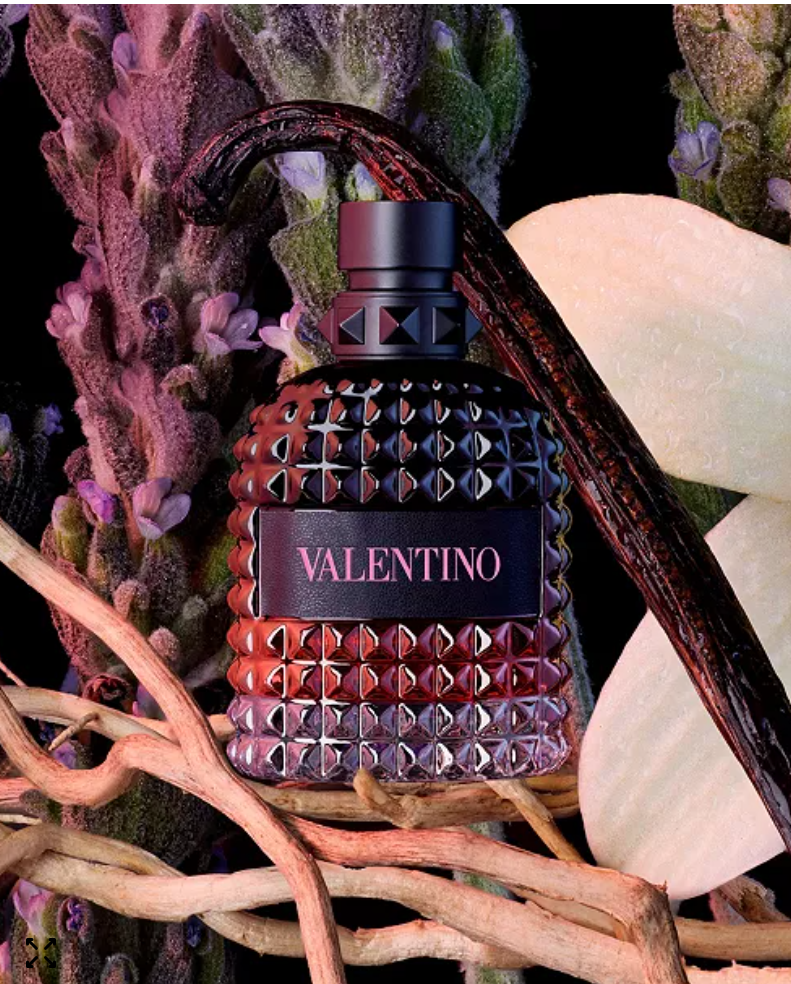 VALENTINO UOMO BORN IN ROMA INTENSE 2 PCS SET FOR MEN: 1.7 EAU DE PARFUM SPRAY + 0.5 EAU DE PARFUM SPRAY