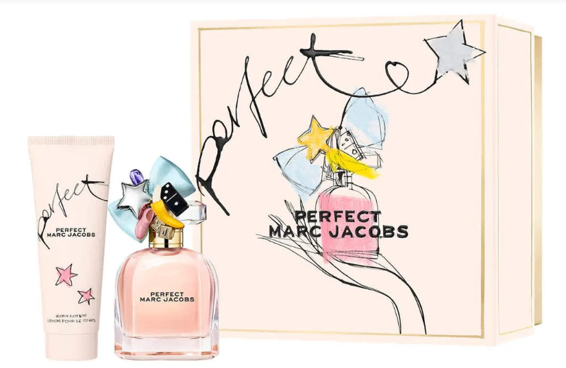 MARC JACOBS PERFECT 2 PCS SET FOR WOMEN: 3.3 EAU DE PARFUM SPRAY + 2.5 BODY LOTION