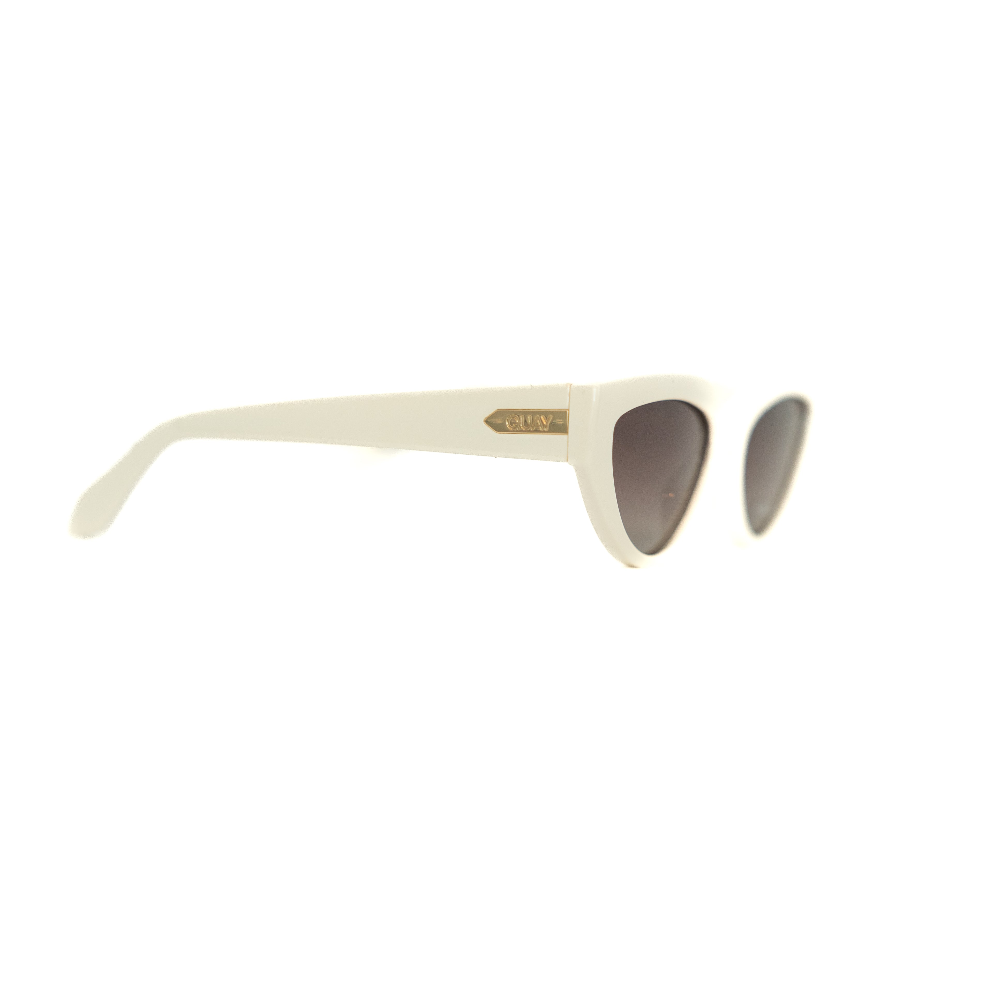 Quay narrow down polarized slim cat eye sunglasses