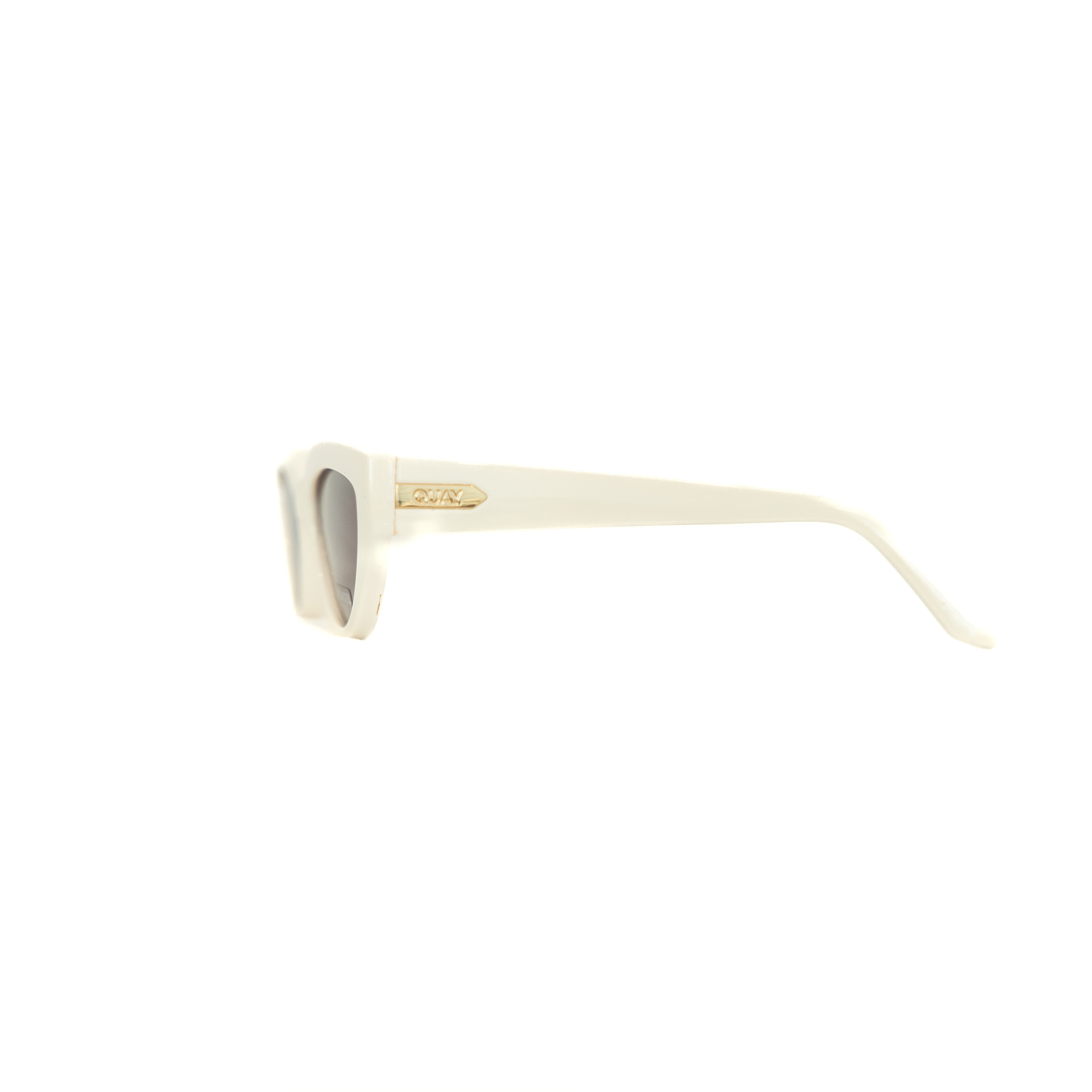 Quay narrow down polarized slim cat eye sunglasses