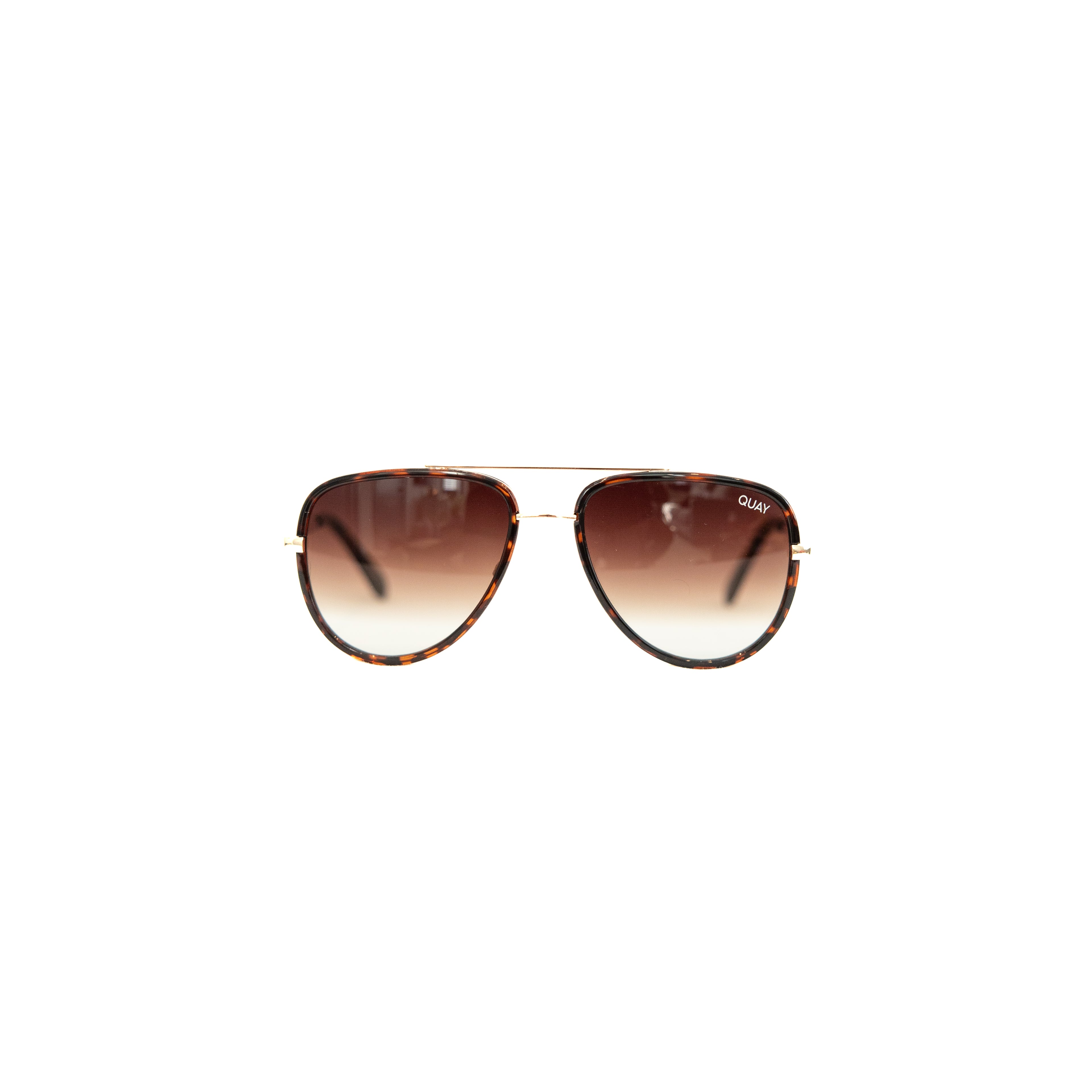Quay All In Medium Aviator Sunglasses