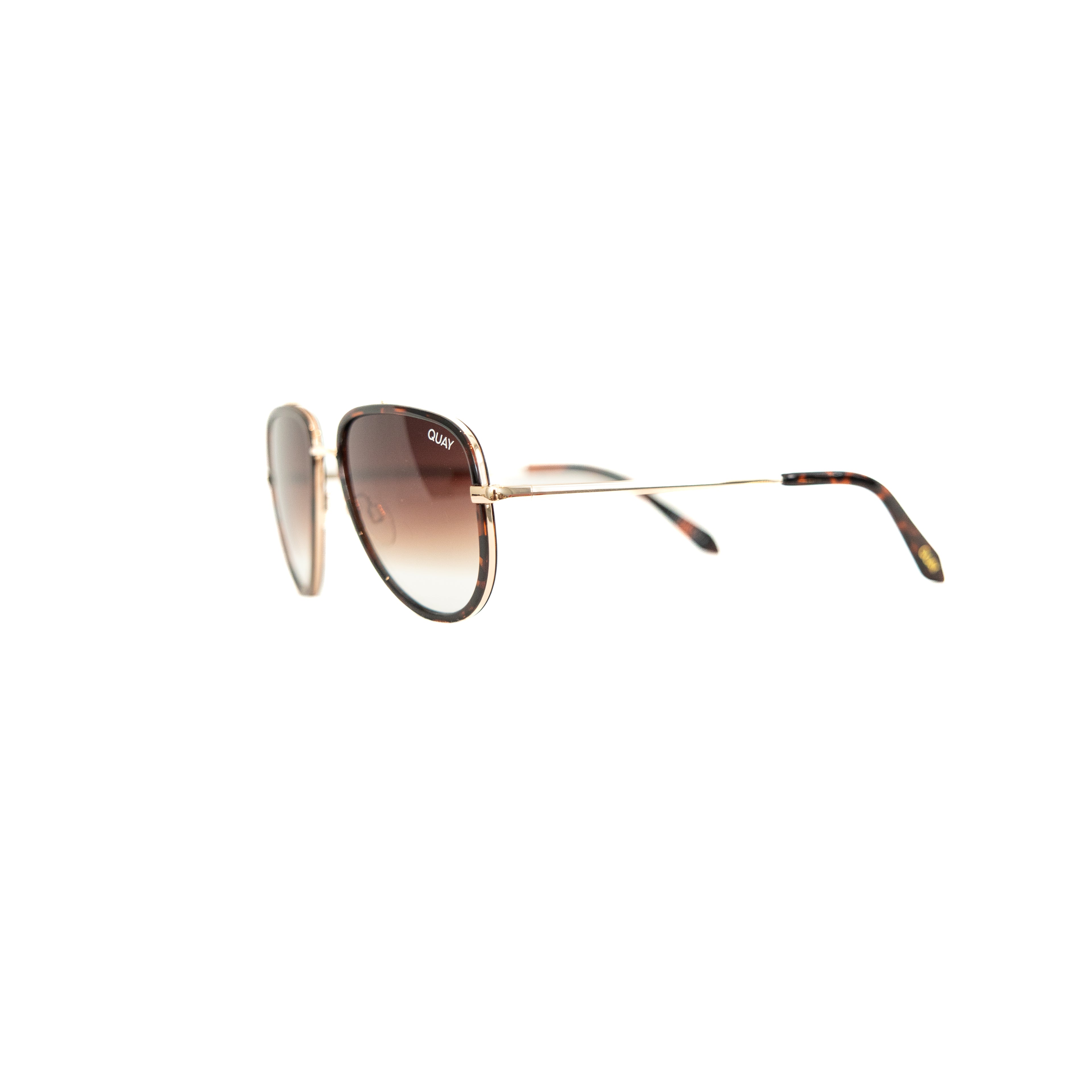 Quay All In Medium Aviator Sunglasses