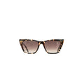 Quay "Call The Shots" Cat Eye Sunglasses in a tortoiseshell frame with a brown gradient lens