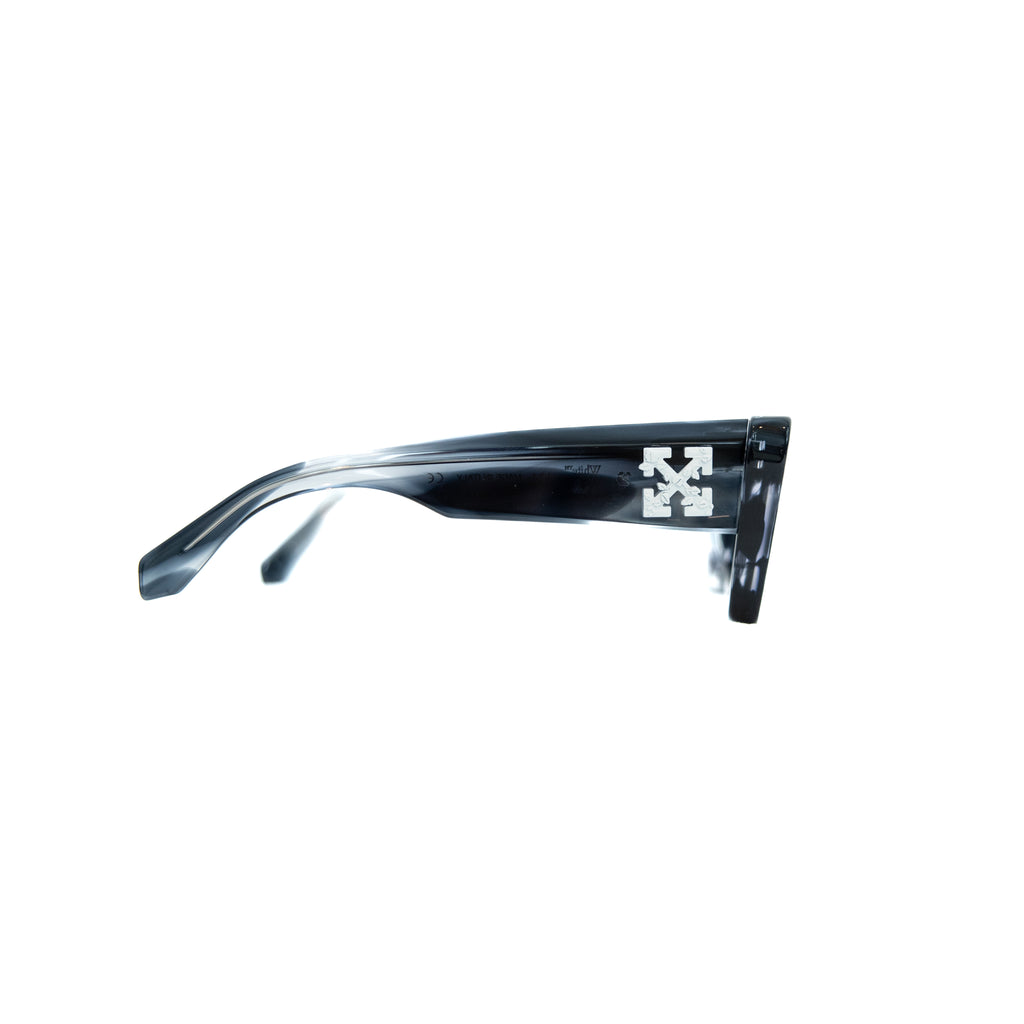 NEW OFF-WHITE SUNGLASSES, GREY BLUE WOMEN EYEWEAR OFF-WHITE ACCRA Navy Marble