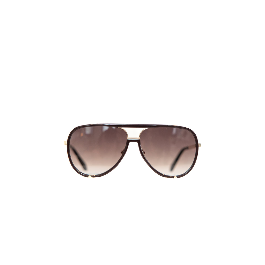 Quay High Profile Large Aviator Sunglasses