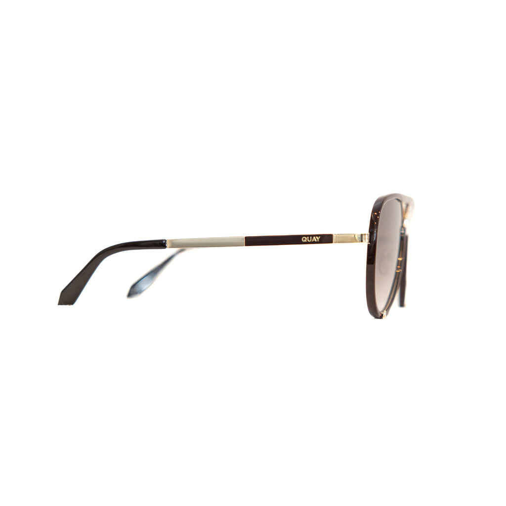 Quay High Profile Large Aviator Sunglasses